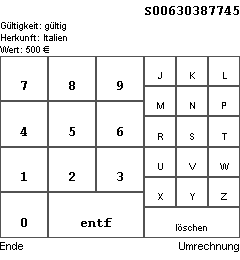 EuroCheck Screenshot